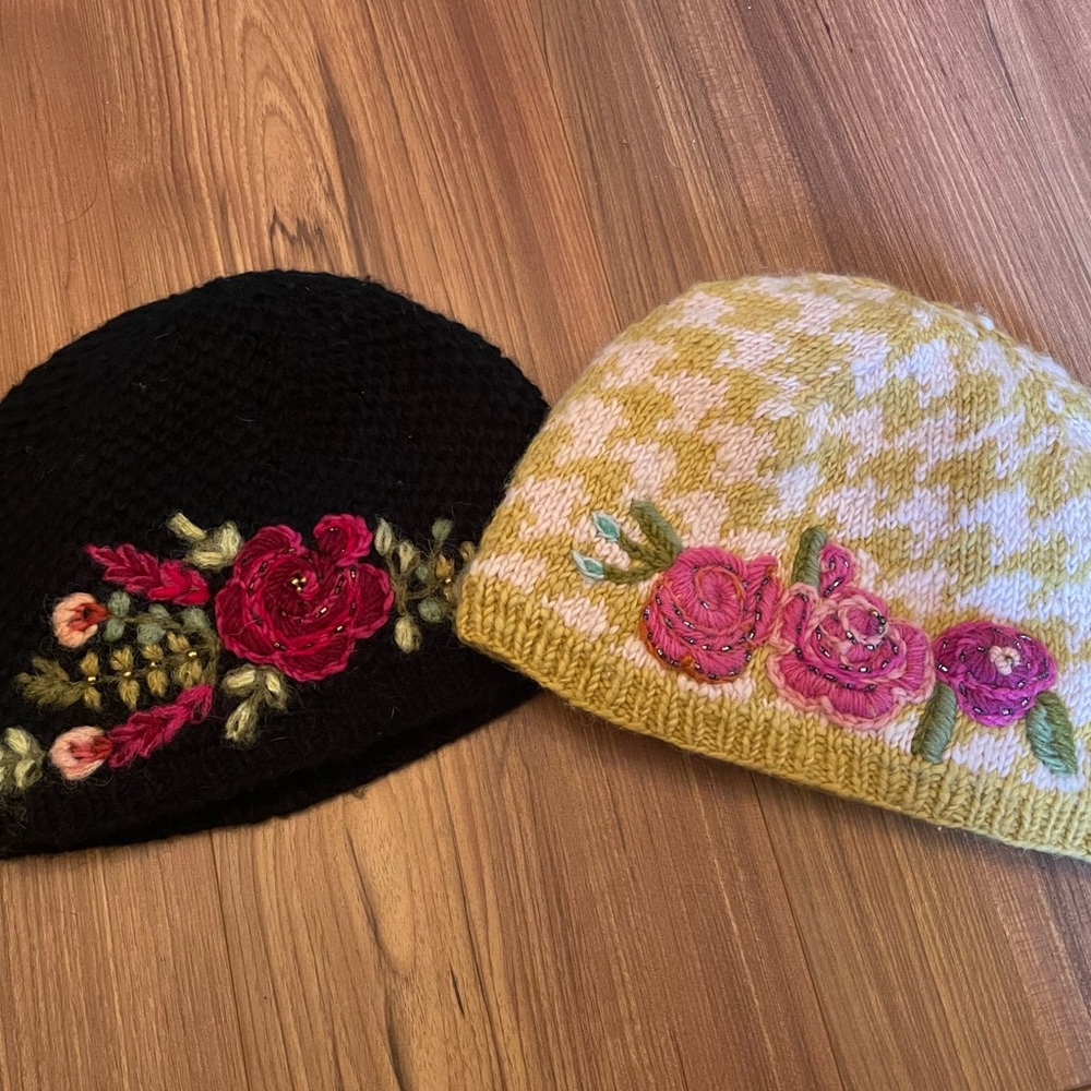 French Knot Wool Hats